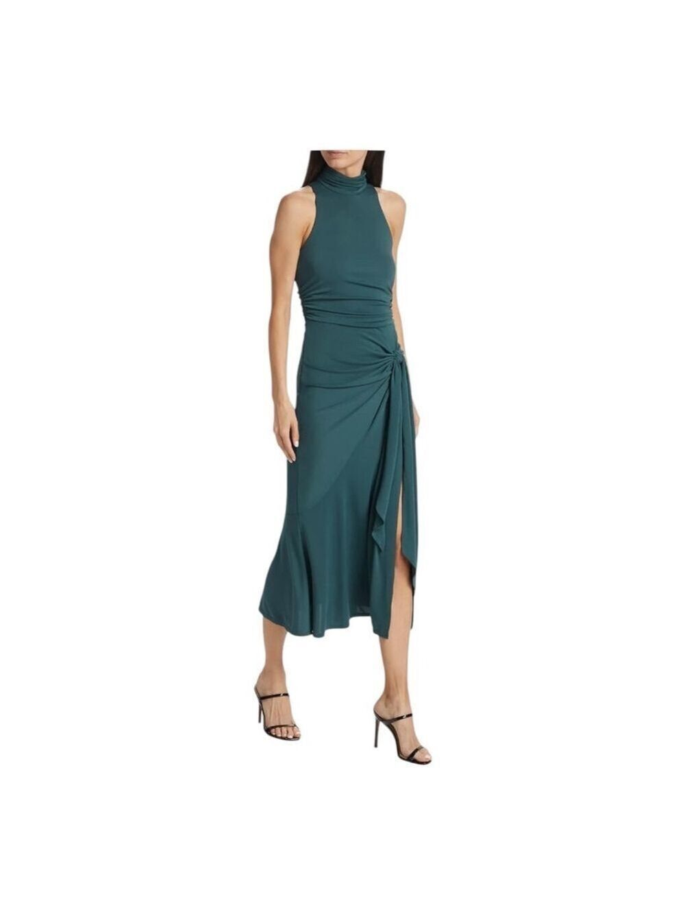 Cinq a Sept Green Rori Midi Dress Size 14 - Picture 3 of 13